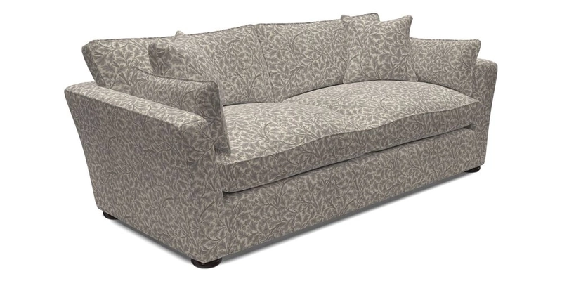 Aldeburgh 3 Seater Sofa in Cloth 22 Bayadere Seal with Scatters in Bayadere & Barcode Seal