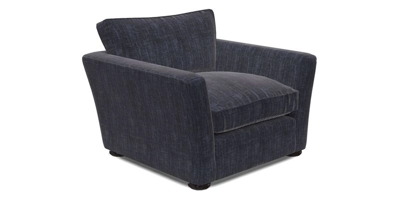 Aldeburgh Chair in Two Tone Plain Biscuit