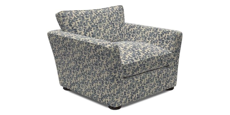 Aldeburgh Chair in Two Tone Plain Biscuit