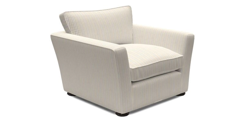 Aldeburgh Chair in Two Tone Plain Biscuit