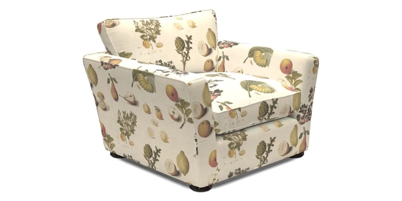 Aldeburgh Chair in Two Tone Plain Biscuit