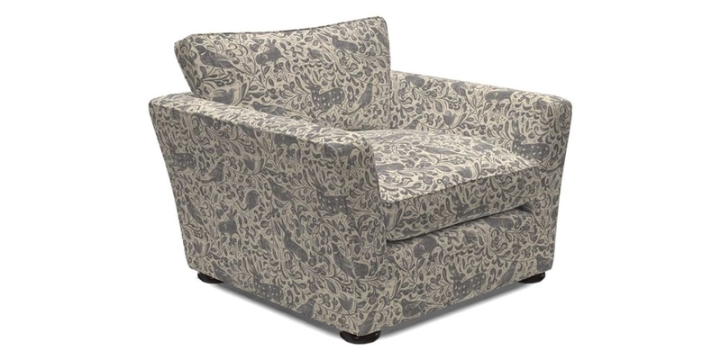 Aldeburgh Chair in Two Tone Plain Biscuit