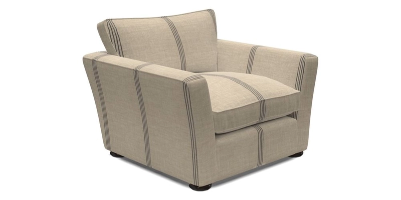 Aldeburgh Chair in Two Tone Plain Biscuit