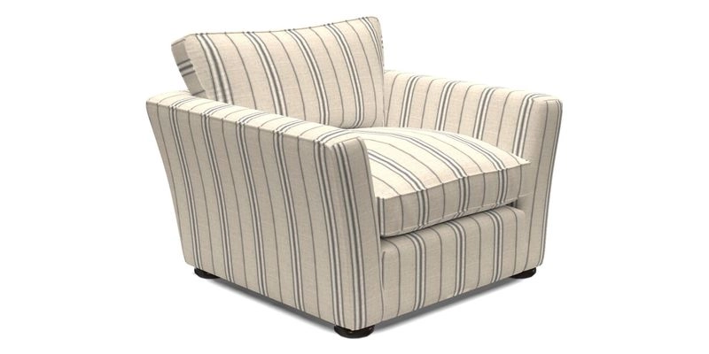 Aldeburgh Chair in Two Tone Plain Biscuit