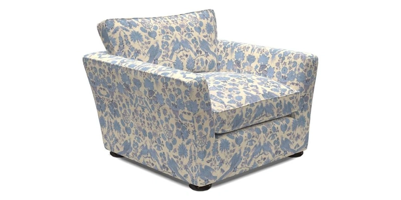 Aldeburgh Chair in Two Tone Plain Biscuit