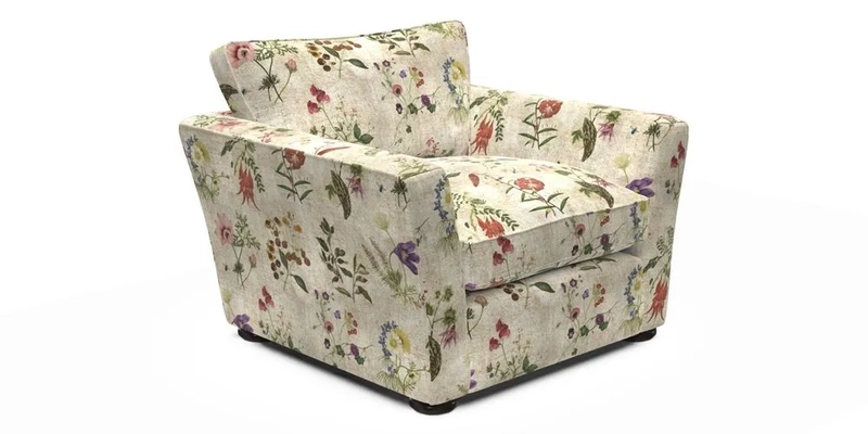 Aldeburgh Chair in Two Tone Plain Biscuit