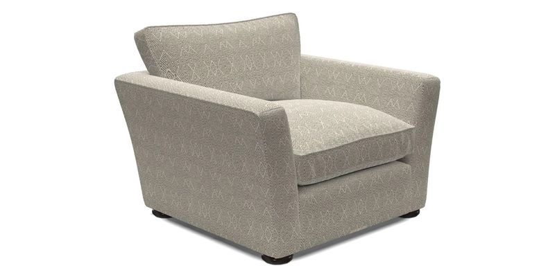 Aldeburgh Chair in Two Tone Plain Biscuit