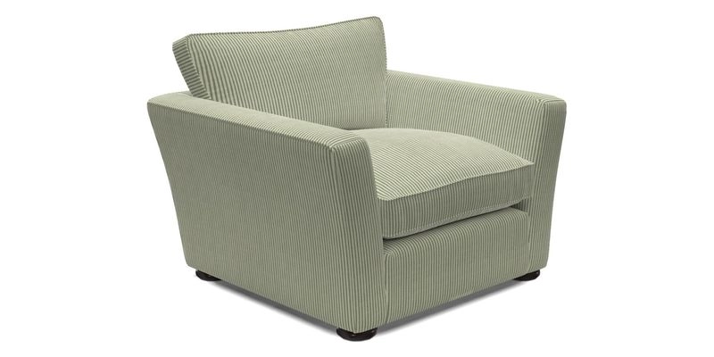 Aldeburgh Chair in Two Tone Plain Biscuit