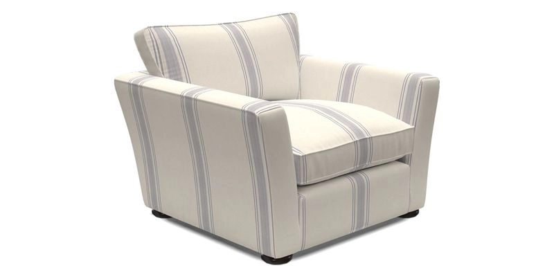 Aldeburgh Chair in Two Tone Plain Biscuit