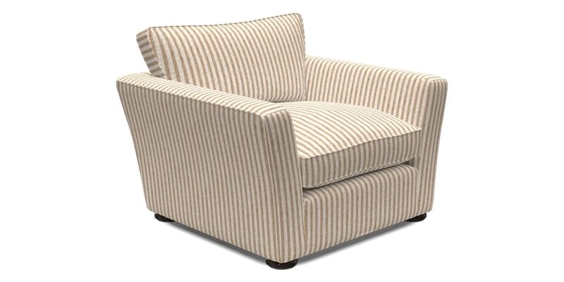 Aldeburgh Chair in Two Tone Plain Biscuit