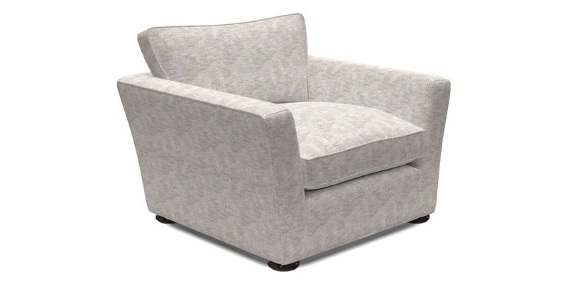 Aldeburgh Chair in Two Tone Plain Biscuit