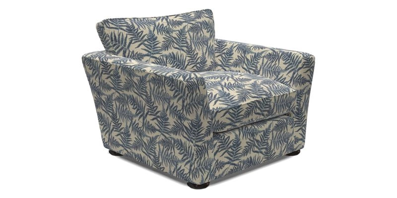 Aldeburgh Chair in Two Tone Plain Biscuit