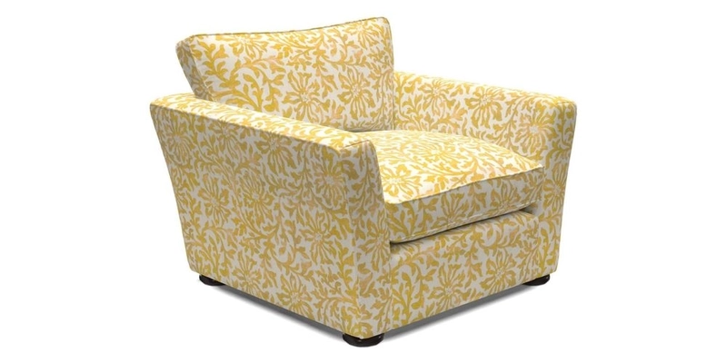 Aldeburgh Chair in Two Tone Plain Biscuit