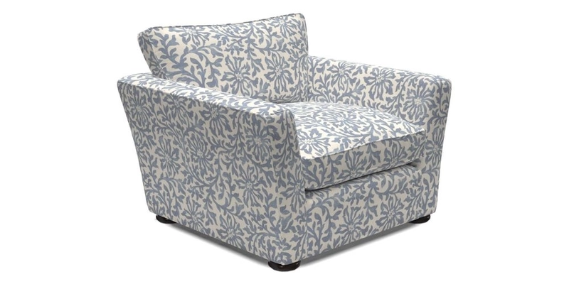 Aldeburgh Chair in Two Tone Plain Biscuit