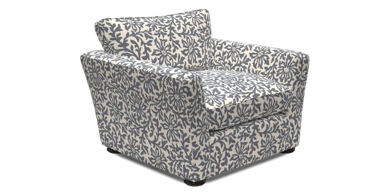 Aldeburgh Chair in Two Tone Plain Biscuit