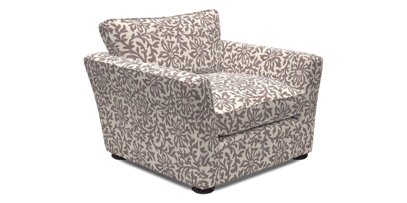 Aldeburgh Chair in Two Tone Plain Biscuit