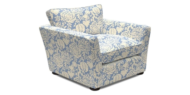 Aldeburgh Chair in Two Tone Plain Biscuit