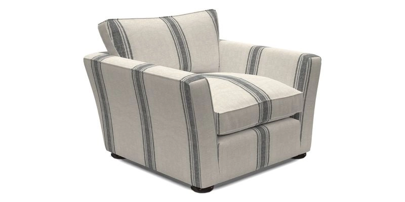 Aldeburgh Chair in Two Tone Plain Biscuit