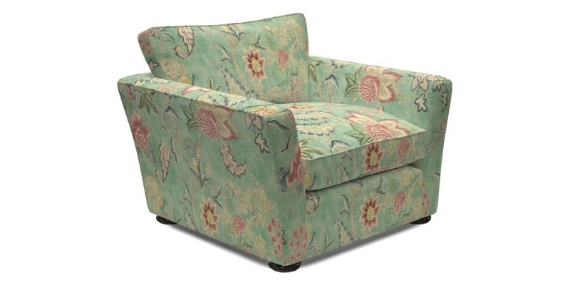 Aldeburgh Chair in Two Tone Plain Biscuit