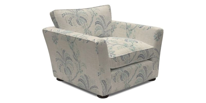 Aldeburgh Chair in Two Tone Plain Biscuit