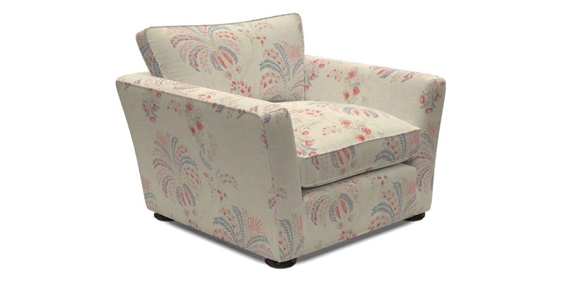 Aldeburgh Chair in Two Tone Plain Biscuit