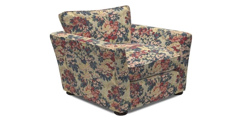 Aldeburgh Chair in Two Tone Plain Biscuit