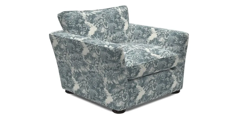 Aldeburgh Chair in Two Tone Plain Biscuit