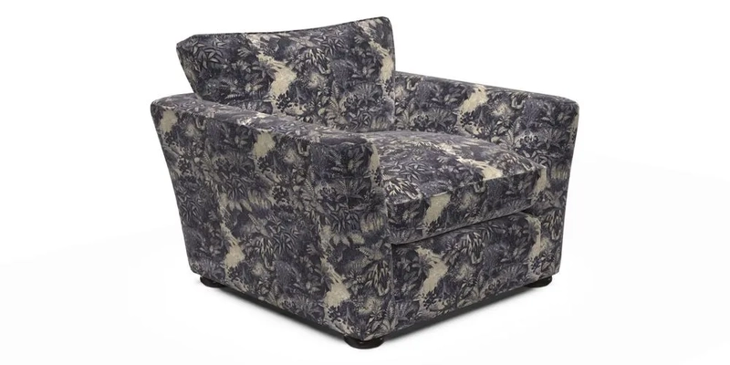 Aldeburgh Chair in Two Tone Plain Biscuit