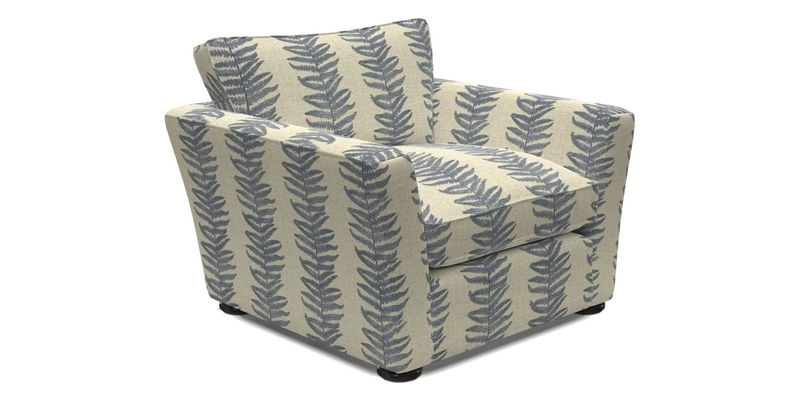 Aldeburgh Chair in Two Tone Plain Biscuit