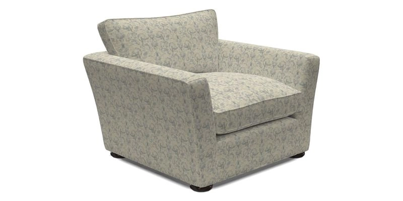 Aldeburgh Chair in Two Tone Plain Biscuit