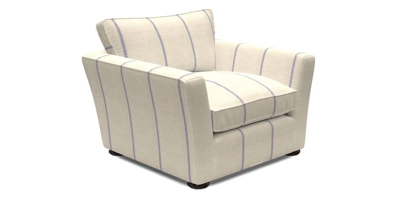 Aldeburgh Chair in Two Tone Plain Biscuit