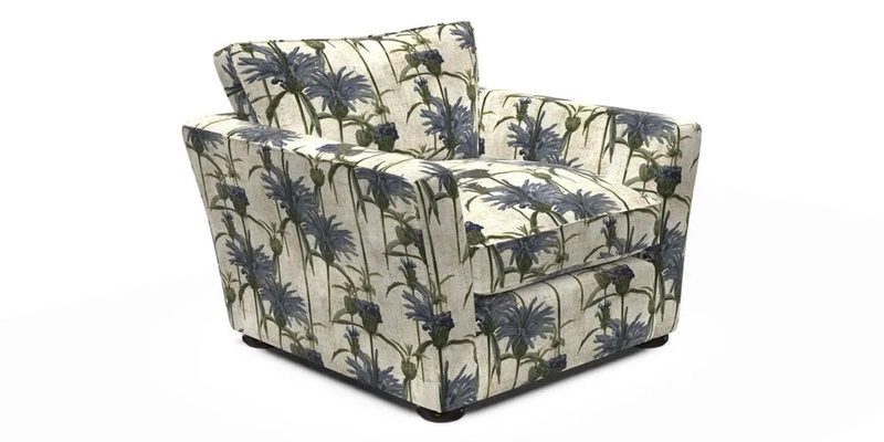 Aldeburgh Chair in Two Tone Plain Biscuit