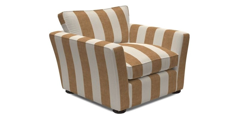 Aldeburgh Chair in Two Tone Plain Biscuit