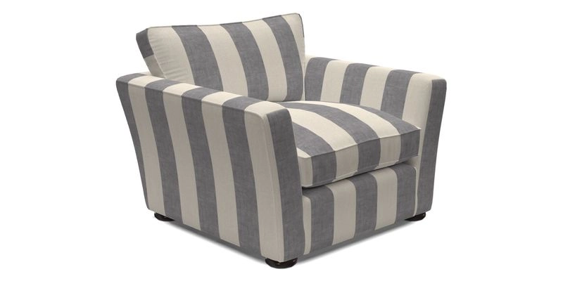 Aldeburgh Chair in Two Tone Plain Biscuit