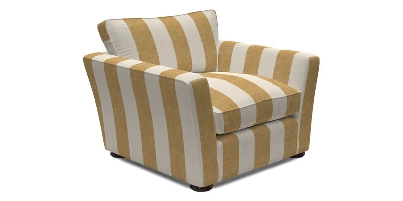 Aldeburgh Chair in Two Tone Plain Biscuit