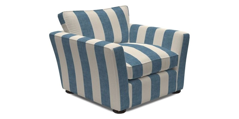 Aldeburgh Chair in Two Tone Plain Biscuit