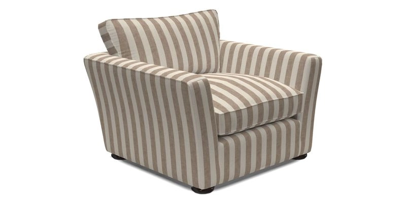 Aldeburgh Chair in Two Tone Plain Biscuit