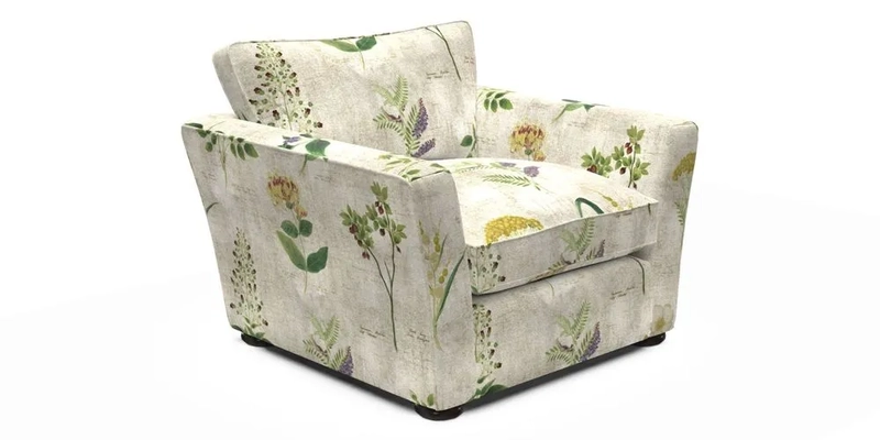 Aldeburgh Chair in Two Tone Plain Biscuit