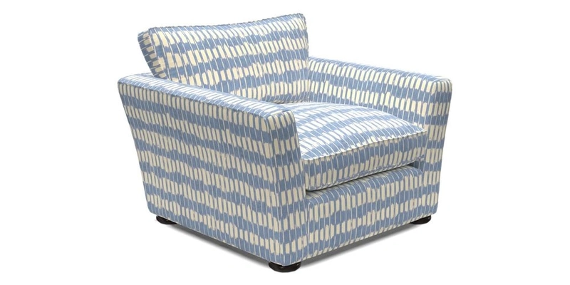 Aldeburgh Chair in Two Tone Plain Biscuit