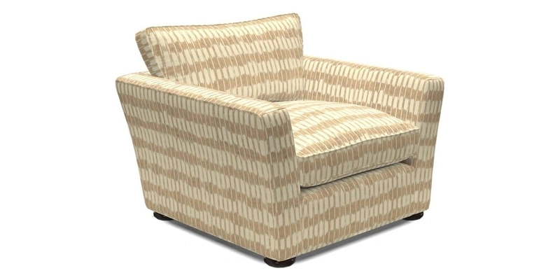 Aldeburgh Chair in Two Tone Plain Biscuit