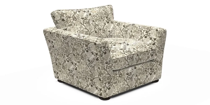 Aldeburgh Chair in Two Tone Plain Biscuit