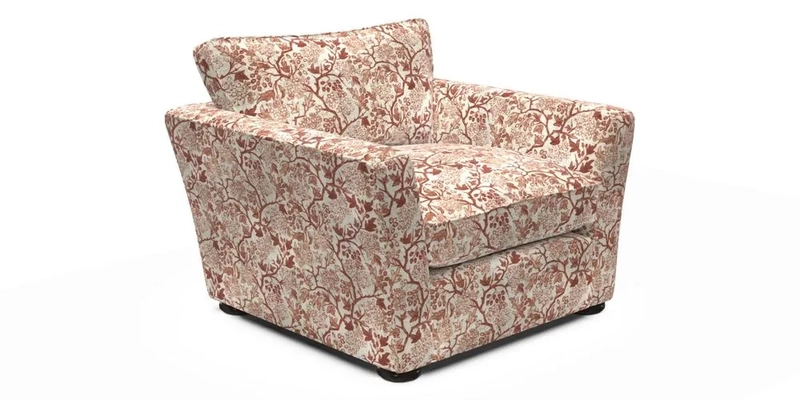 Aldeburgh Chair in Two Tone Plain Biscuit