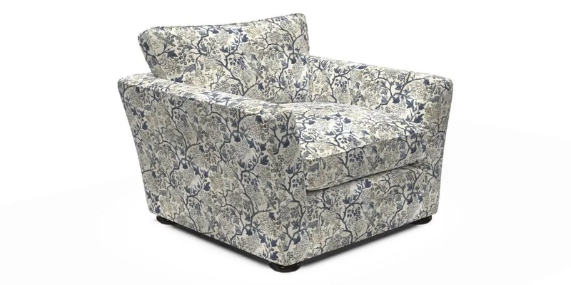 Aldeburgh Chair in Two Tone Plain Biscuit