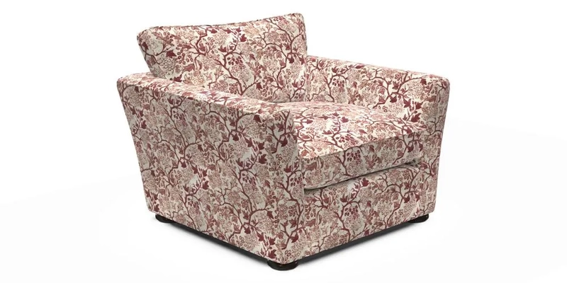 Aldeburgh Chair in Two Tone Plain Biscuit