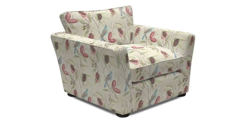 Aldeburgh Chair in Two Tone Plain Biscuit