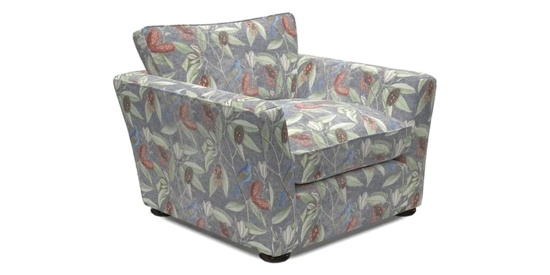 Aldeburgh Chair in Two Tone Plain Biscuit