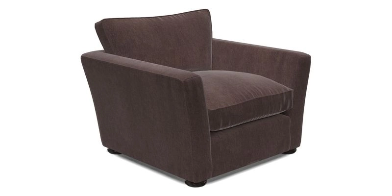 Aldeburgh Chair in Two Tone Plain Biscuit