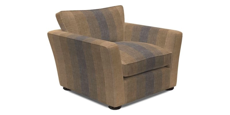 Aldeburgh Chair in Two Tone Plain Biscuit