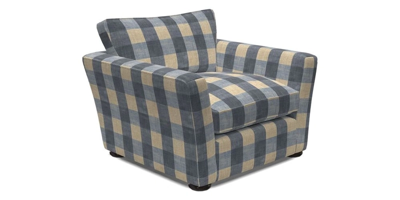 Aldeburgh Chair in Two Tone Plain Biscuit