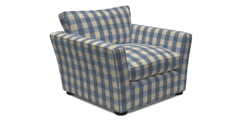 Aldeburgh Chair in Two Tone Plain Biscuit